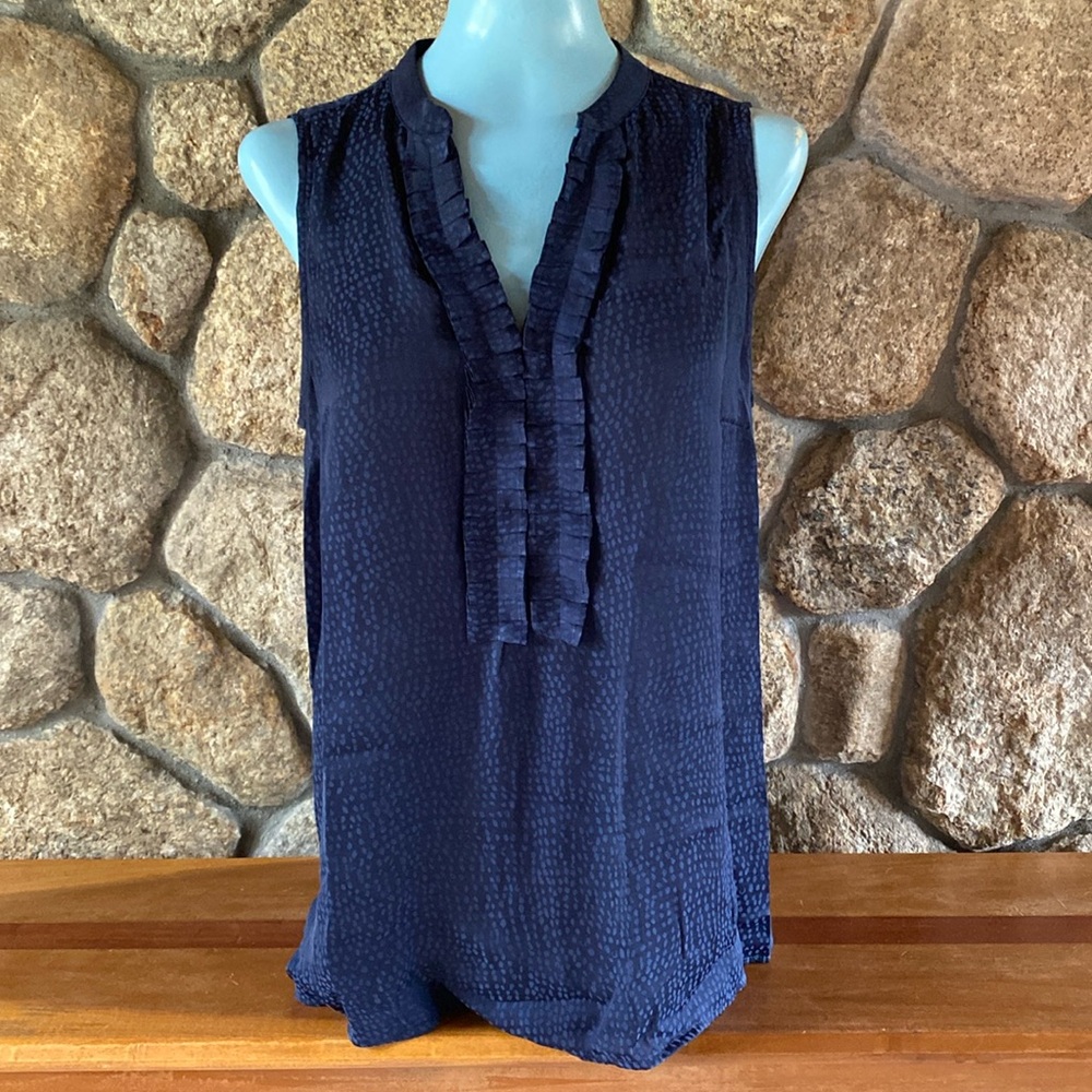 Silky blue top
